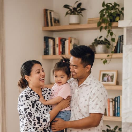 Family at home