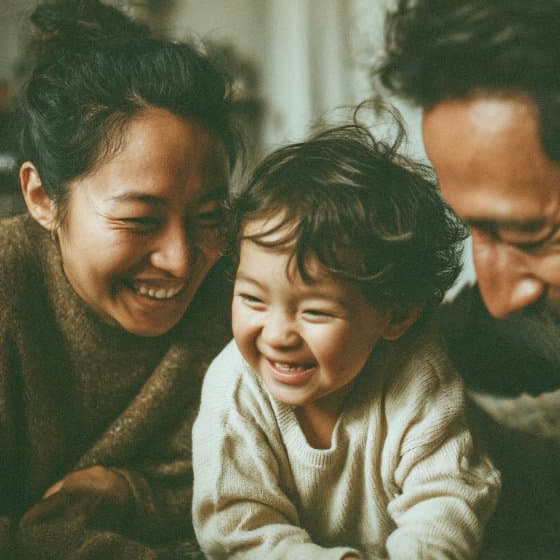 Family at home