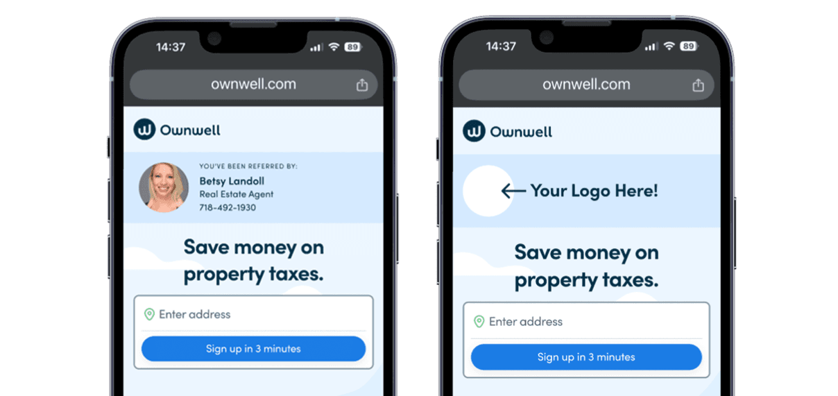 Example Ownwell partner page