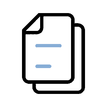 Files shuffling animation
