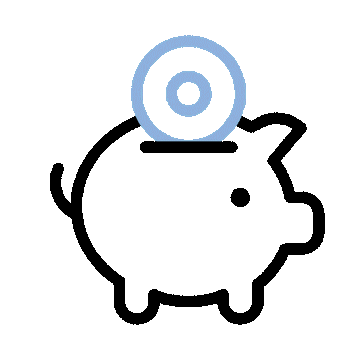 Piggy bank animation