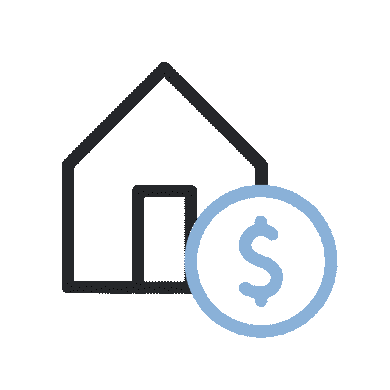 house and coin animation